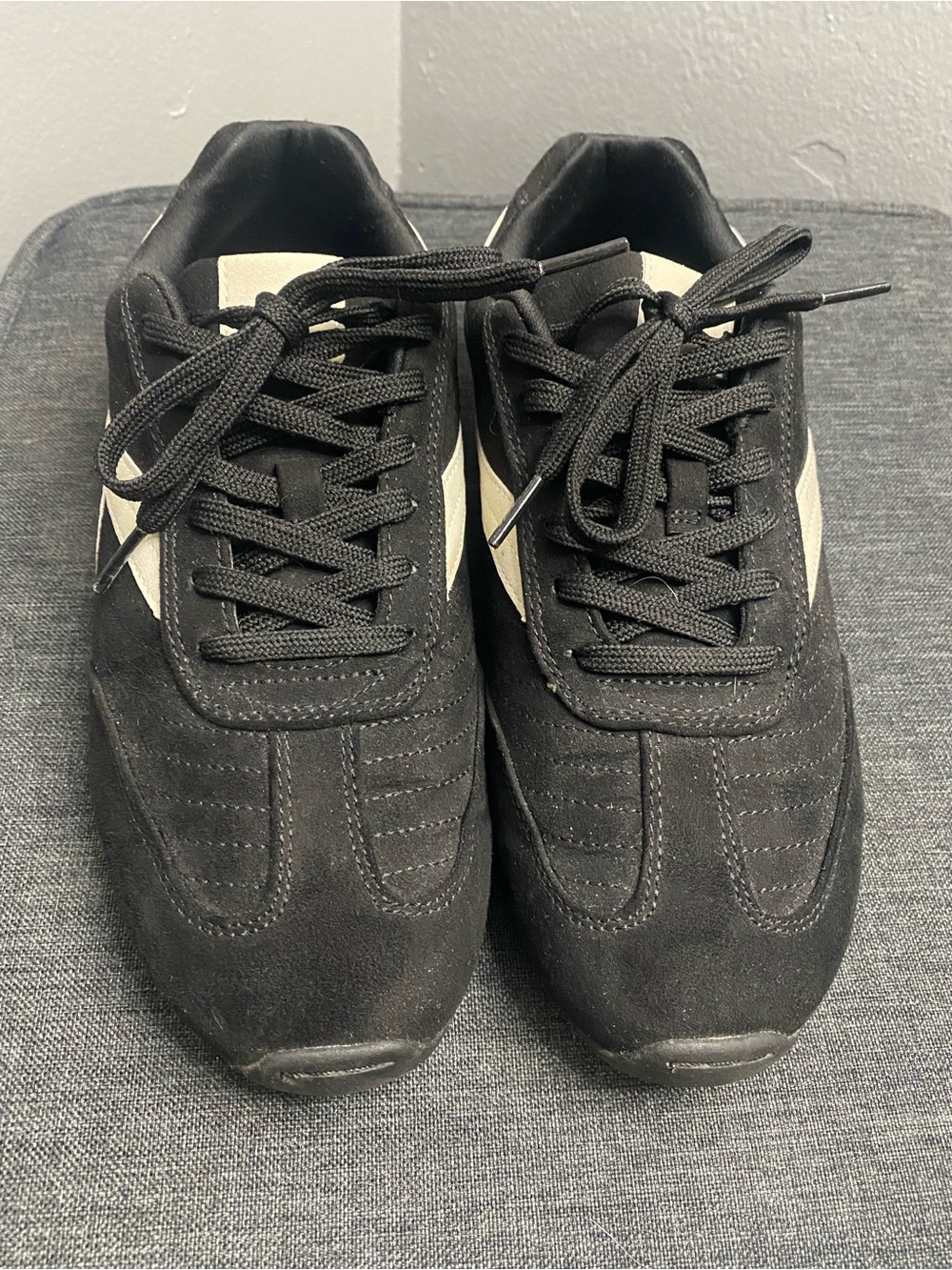 Target Faux Suede Black Trainer